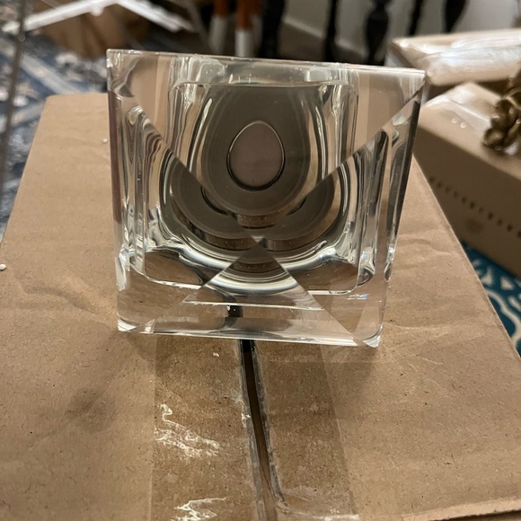 POTTERY BARN PB Standard square glass finials x 2 NEW in box - Picture 6 of 15